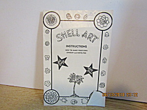Vintage Booklet Shell Art Instructions