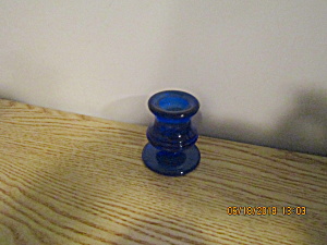 Vintage Bristol Blue Color Candle Holder