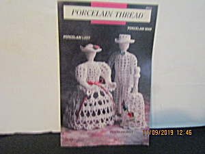 Vintage Booklet Porcelain Thread Lady Man & Bell