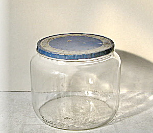 Dura Glass Kitchen Jar Vintage 1930s