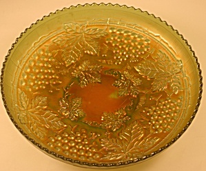 Green Northwood Grape And Cable Ice Cream Bowl