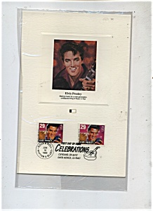 First Day Of Issue - Elvis Presley Stamp.
