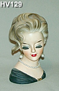 Inarco 6&quot; Young Lady Head Vase