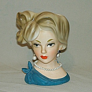 5 3/4&quot; Young Lady Head Vase