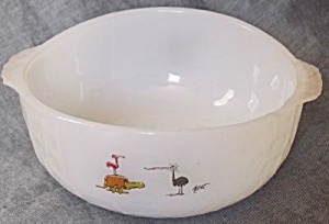 Fire King Bc Cave In Bowl