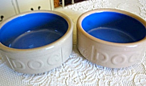 Collectible English Dog Bowls