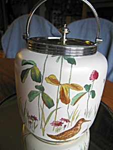 Antique Doulton Biscuit Jar