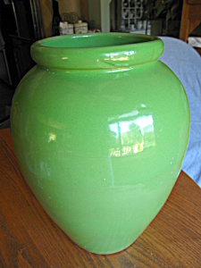 Large Green Ransbottom Oil Jar