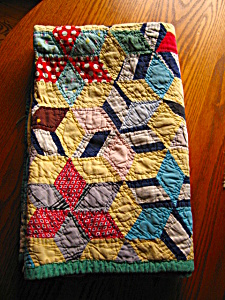 Small Vintage Quilt Hand Stitched