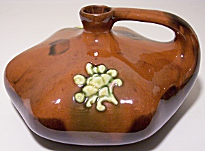 Peters And Reed Pottery Standard Decorated Glaze Jug