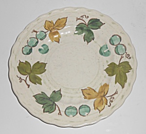 Metlox Pottery Vernon Ware Vineyard Bread Plate