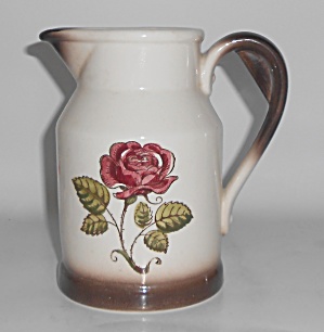 Metlox Pottery Poppy Trail Provincial Rose Pitcher