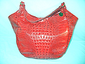 Brahmin Poppy Melbourne Handbag With Dust Bag
