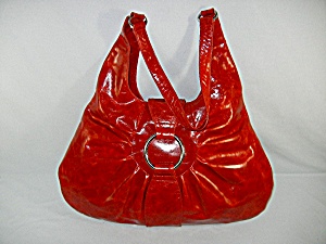 Bag Purse Red Leather By Latico