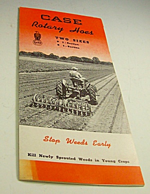 1950s? Case Tractor Rotary Hoes Sales Brochure