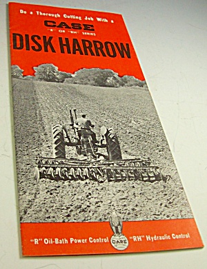 1950s? Case Tractor Disk Harrow Brochure