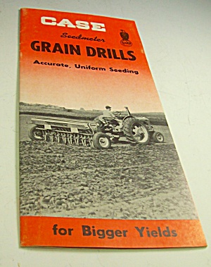 1950s? Case Tractor Seedmeter Grain Drills Brochure
