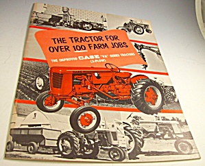 1953? Case Va Series Farm Tractor Color Catalog