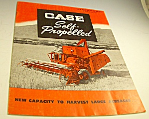 Case Tractor Self Propelled Combine Brochure-original