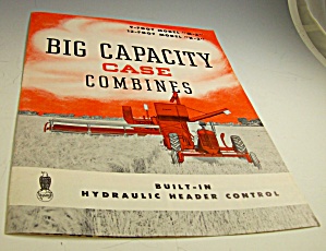 Case Tractor Big Capacity Combine Brochure-original
