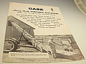 1953?case Tractor Portable Elevators Dealer Brochure