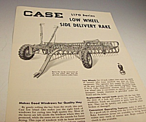 1953? Case Tractor Side Delivery Rake Dealer Brochure