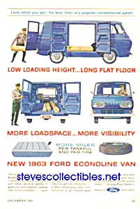 1963 Ford Econoline Van Ad