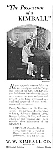 1925 Kimball Piano Music Room Ad