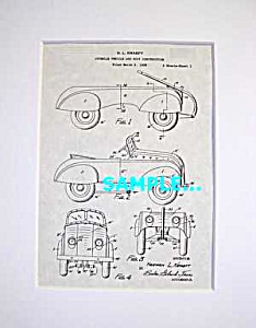 Patent Art: Classic 1930s Pedal Car/wagon