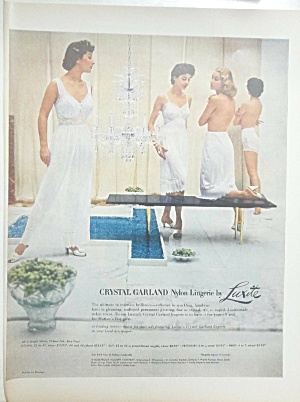 1955 Luxite Lingerie - Slips - Nylon Woman Ad