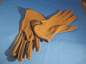 Stetson Brown Trimmed Gloves