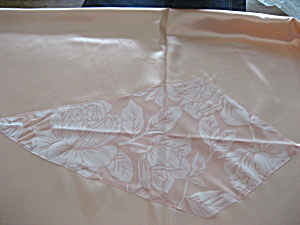 Peach Silk Table Cloth