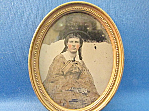 Ambrotype Picture Of A 18th Century Woman