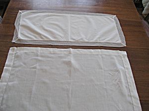 Two Cotton Table Scarfs