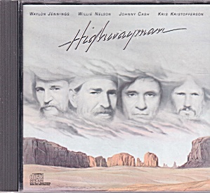 Highwayman Waylon Wille Johnny Cash Kris Kristofferson Cd 10 Songs Cd0064