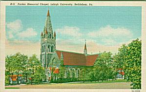 Bethlehem Pa Leigh University Packer Memorial Chapel P41413