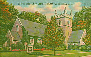 Washington Dc Army Medical Center Post Chapel P41421f